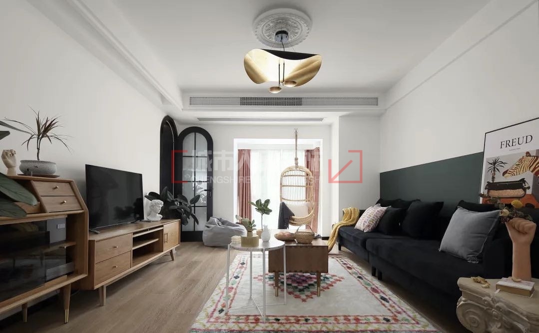 【家·设计】128平的现代北欧风三居室，轻奢范和文艺感兼具！