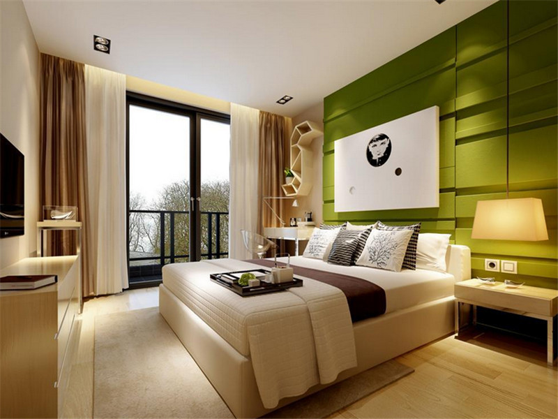 欧式时尚复式楼卧室装修效果图