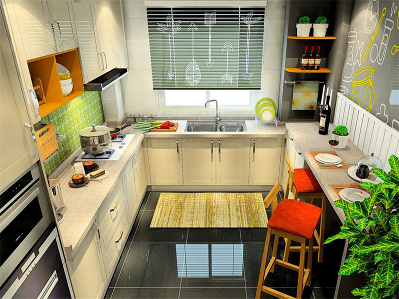 时尚现代两居室厨房装修效果图