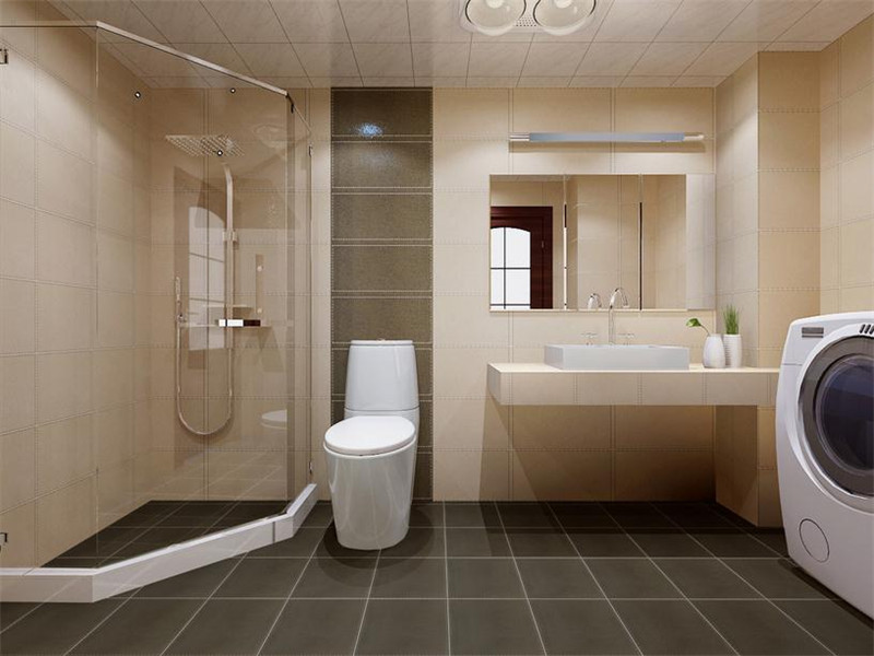 现代两居室卫生间装修效果图