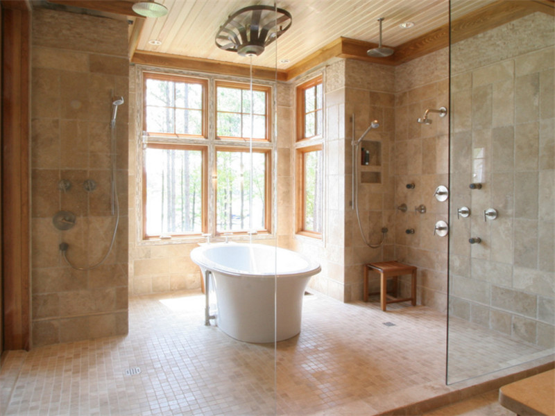 现代风格整体浴室吊顶装修效果图