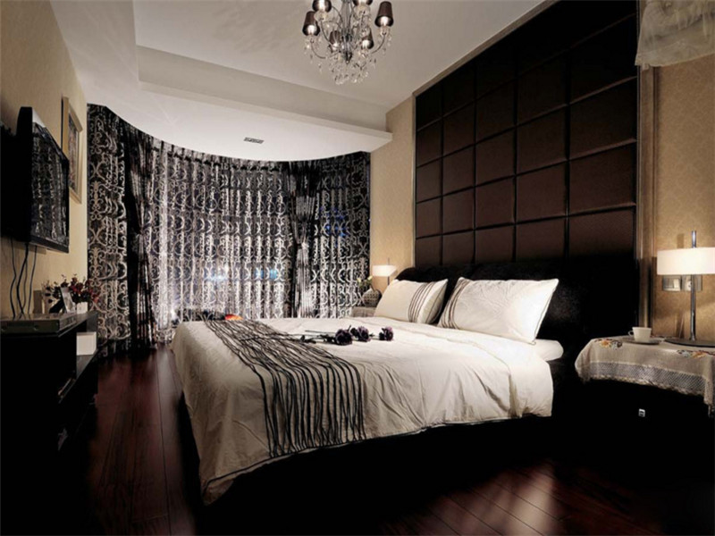 现代欧式复式楼卧室装修效果图