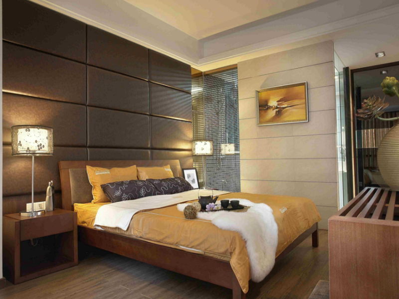 酒店式奢华卧室装修设计效果图