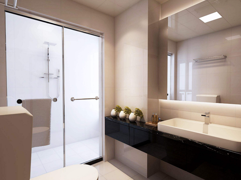 现代浴室家装效果图