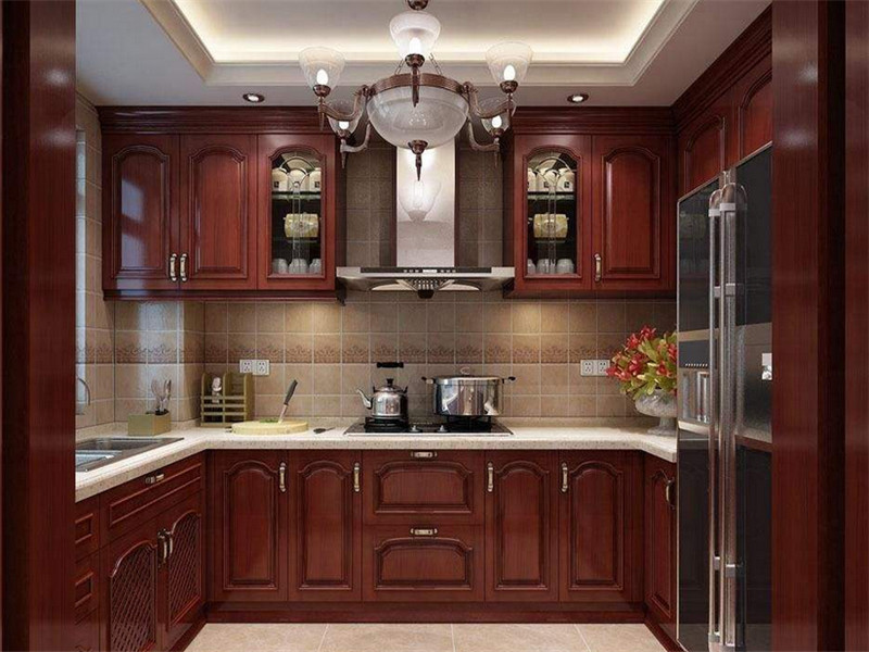 新中式两居室厨房装修效果图