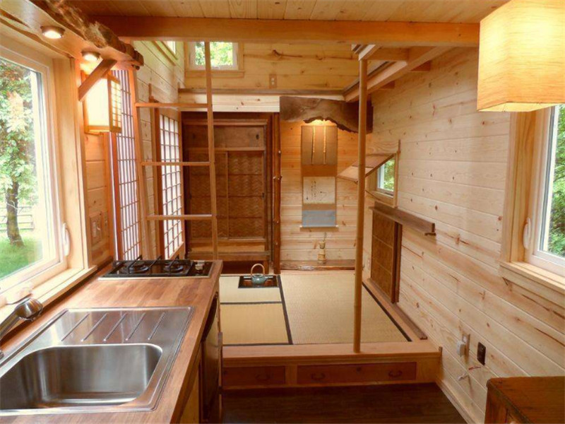 日式开放式厨房餐厅榻榻米设计欣赏