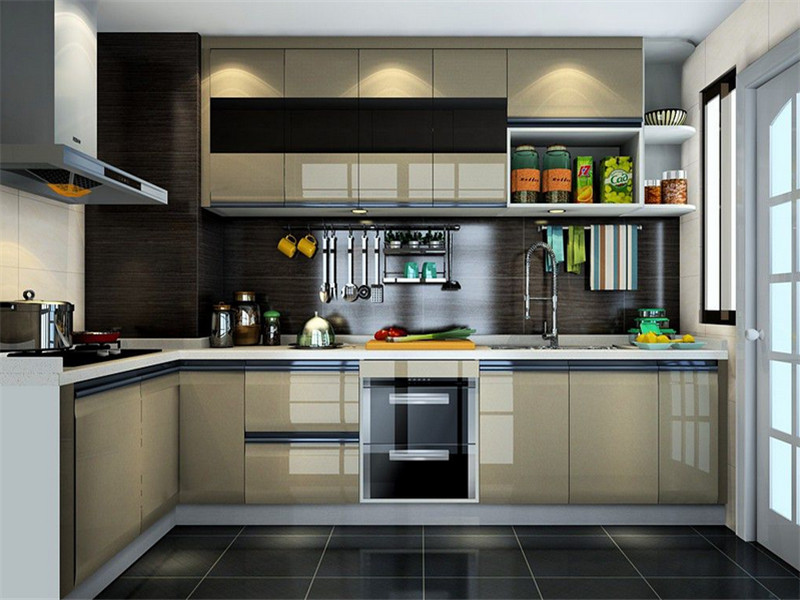 现代时尚三居室厨房装修效果图