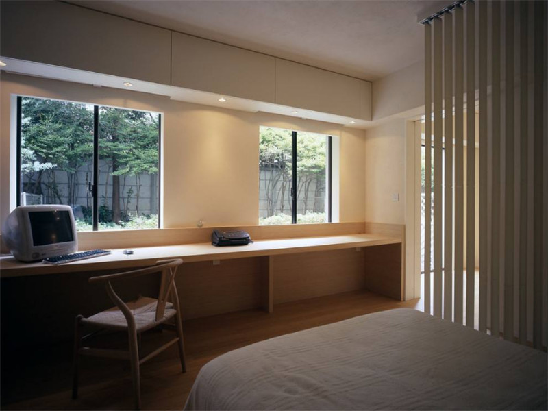 日式现代简约风格主卧室效果图