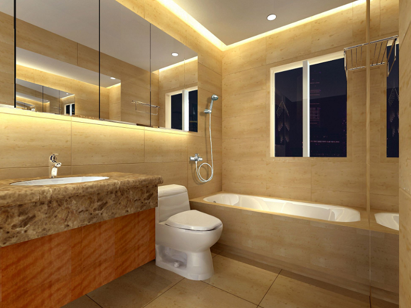 现代家装卫生间装修设计效果图