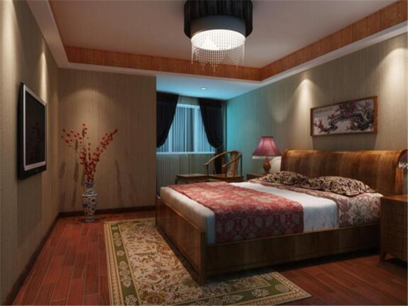 中式传统卧房装修效果图