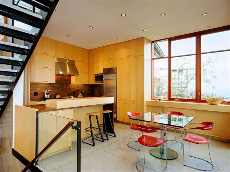 日式风格复式楼厨房装修效果图
