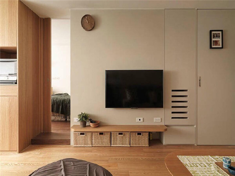日式家装风格电视柜设计效果图