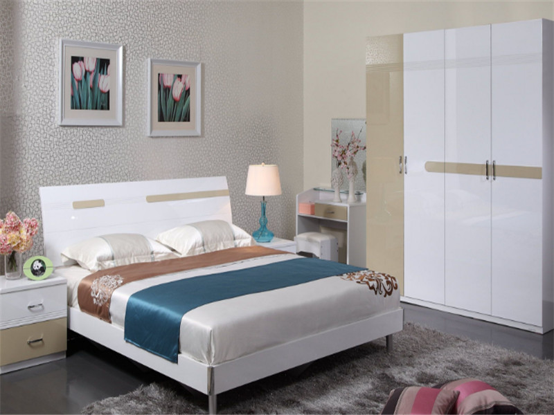 现代风格卧室白色衣柜设计图