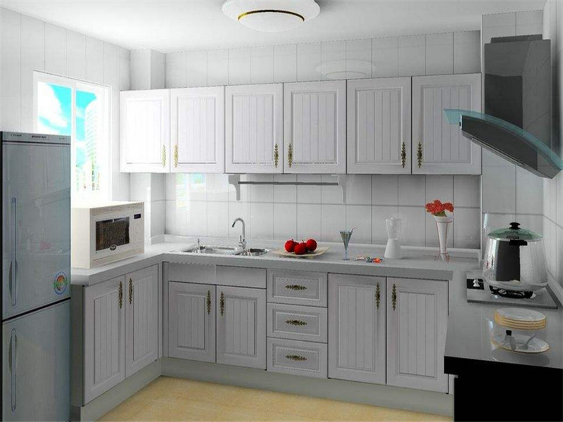 普通家庭厨房橱柜简单装修效果图