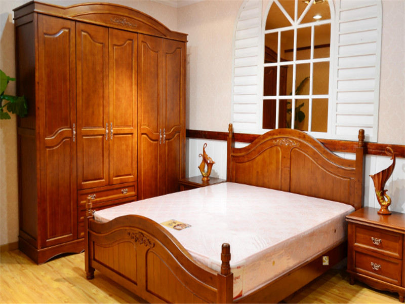 中式风格卧室实木衣柜设计图