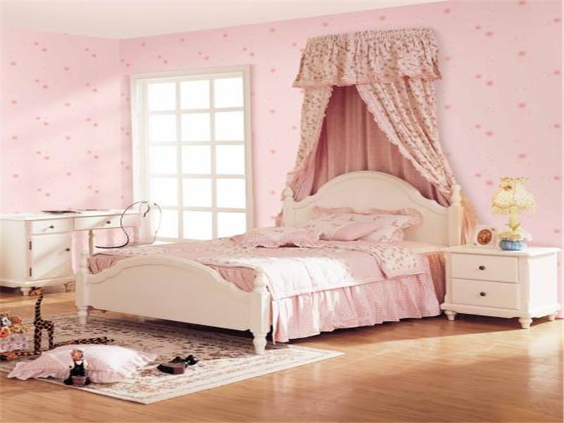 现代温馨公主房卧室装修效果图