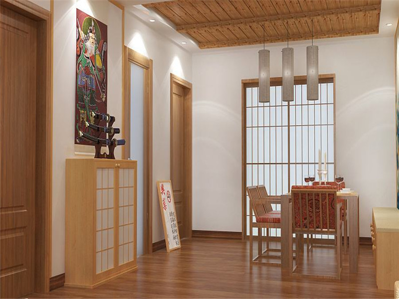 日式传统风格室内装修效果