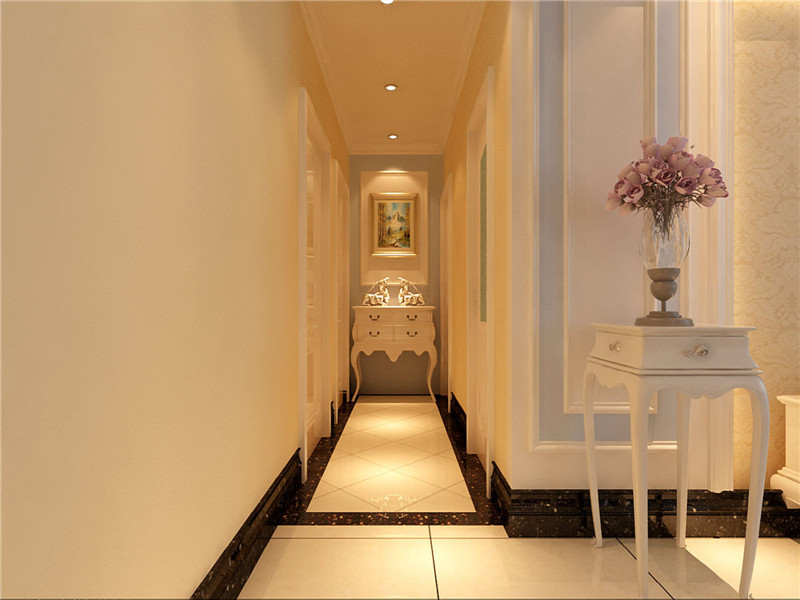 现代两室欧式风格走廊装修效果图