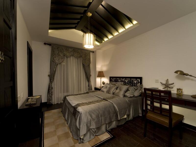 古典中式卧室吊顶装修效果图