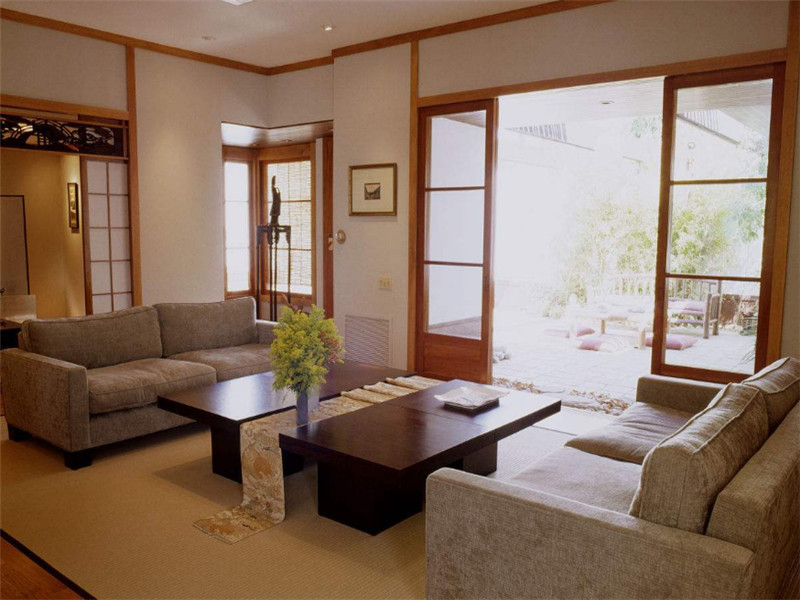 温馨简约日式风格客厅装修效果图