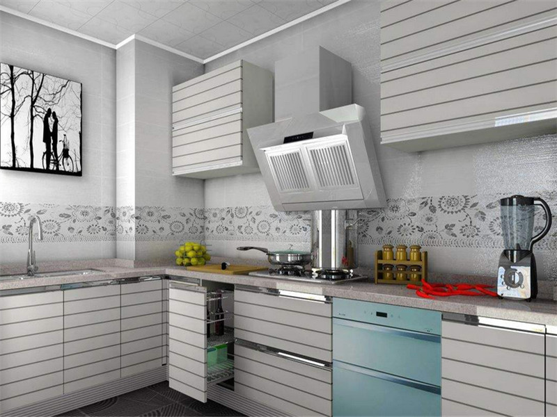 两室一厅现代厨房时尚装修效果图