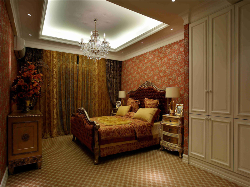 别墅新古典主义风格卧室装修效果图