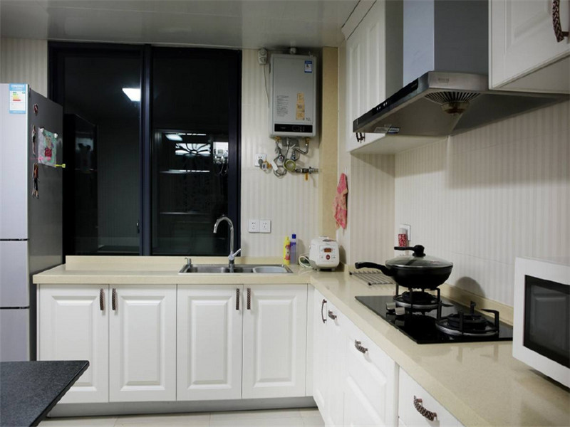 北欧风一居室开放式厨房装修效果图
