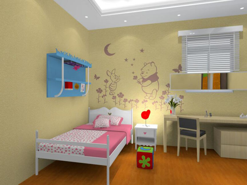 现代两室儿童房装修设计图