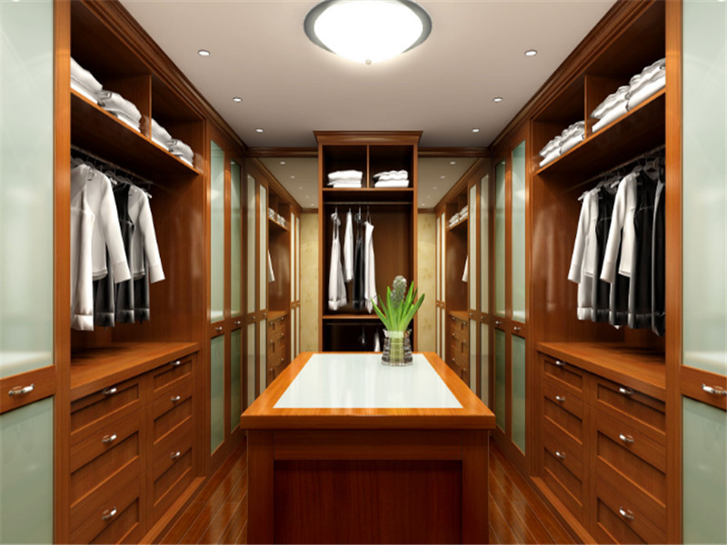 中式风格卧室整体衣柜设计图
