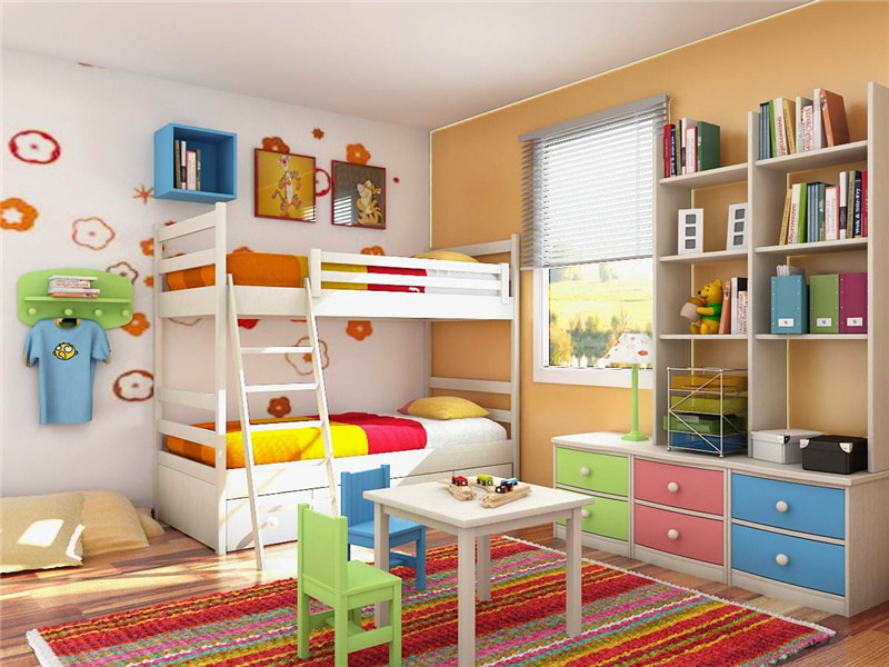 超大儿童房睡眠区休闲区装修设计