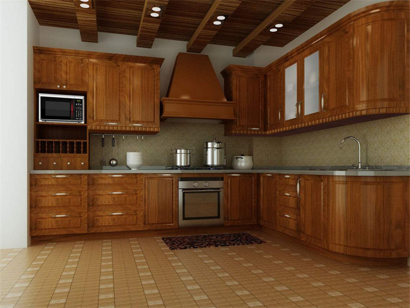 中式风格两居室厨房装修效果图