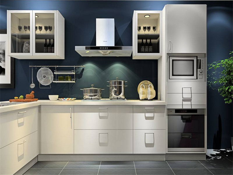 现代厨房烤漆橱柜装修效果图