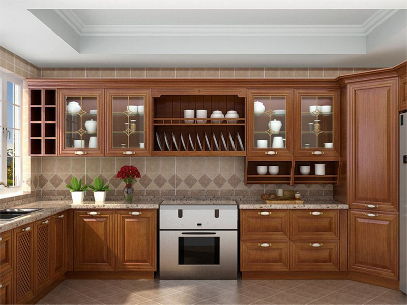 欧式风格厨房橱柜装修设计图