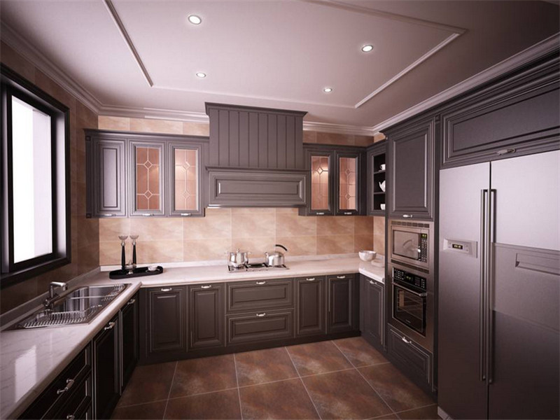 现代欧式两居室厨房装修效果图