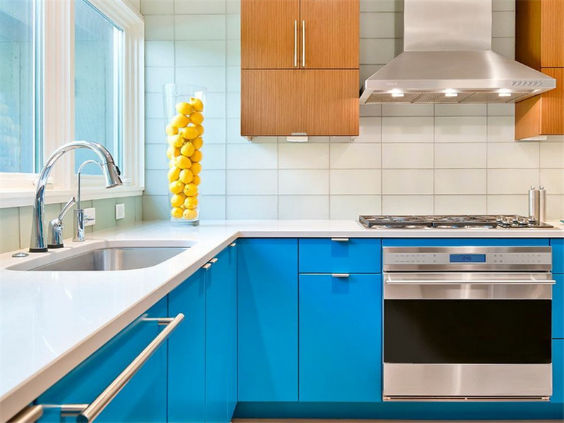 现代时尚两居室厨房装修效果图