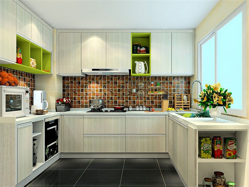 两室一厅现代风格厨房装修效果图
