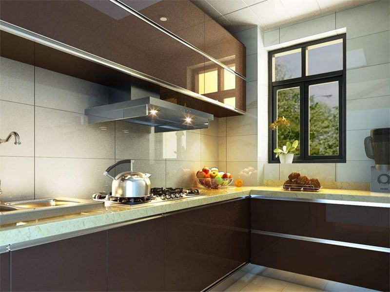 现代风格厨房整体橱柜设计装修效果图