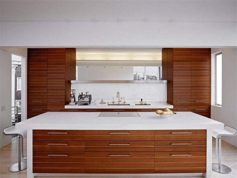  Design sketch of modern open kitchen bar